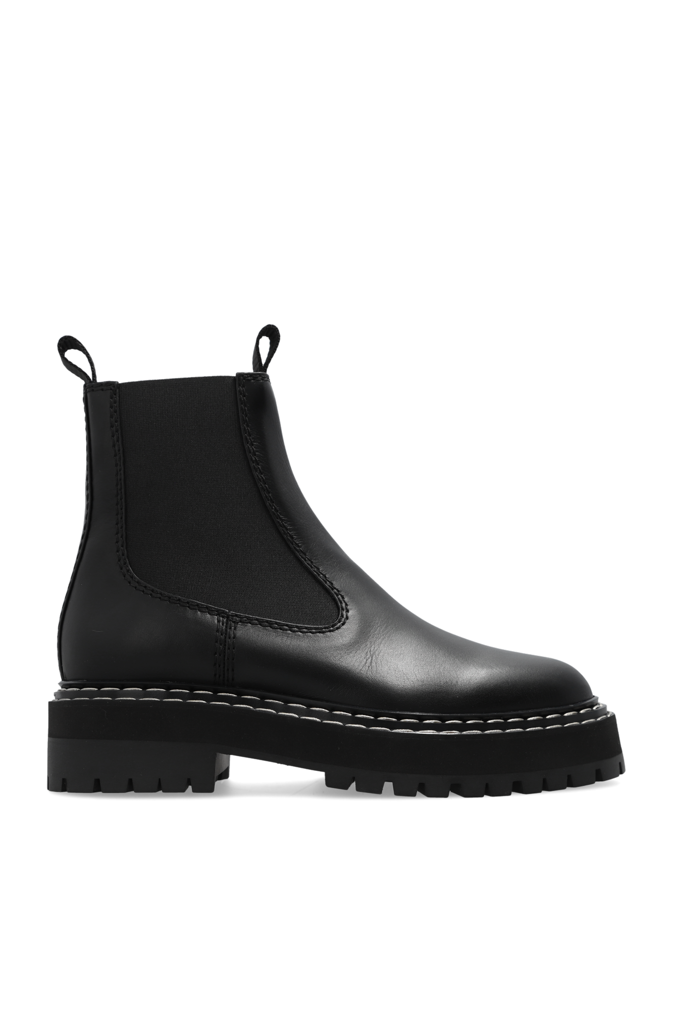 Black Leather Chelsea boots Proenza Schouler Vitkac GB